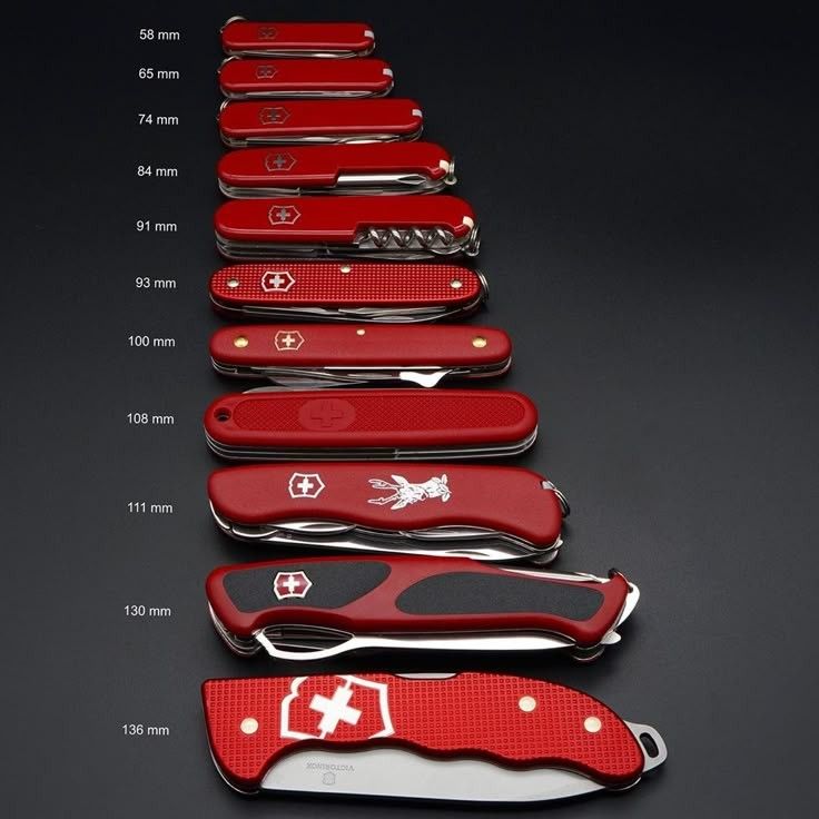 Красный или черный Victorinox: как выбирать цвет и покрытие